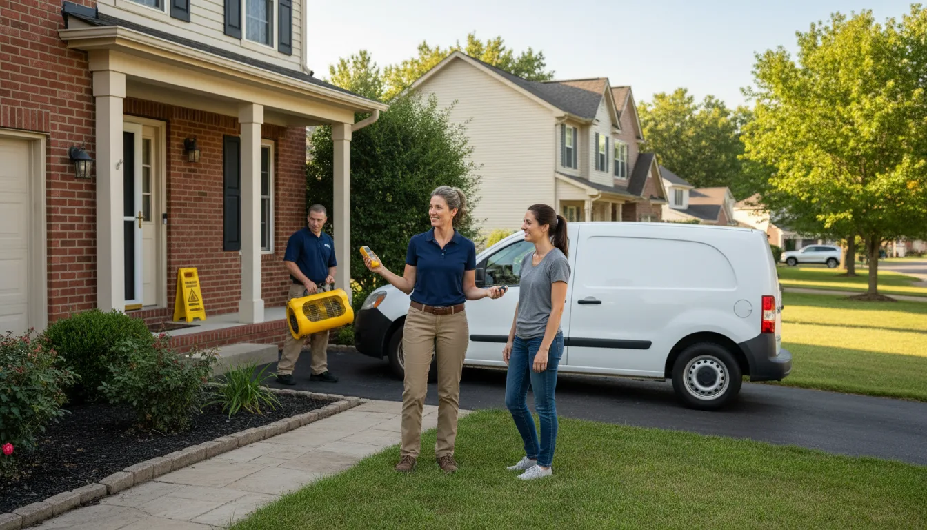 Water restoration image for Flood Water Cleanup, Removal And Restoration Services in Nevada, OH